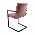 KICK JIM Armchair - Velvet - Pink