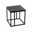 Kick Side Table Anna 45x45 - Black
