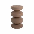 Kick side table Nio - Brown