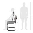 KICK IVY Tubular Frame Chair - Grey