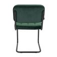 KICK IVY Tubular Frame Chair - Dark Green