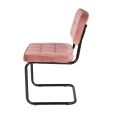 KICK IVY Tubular Frame Chair - Pink