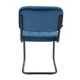 KICK IVY Tubular Frame Chair - Dark Blue