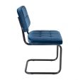 KICK IVY Tubular Frame Chair - Dark Blue