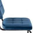 KICK IVY Tubular Frame Chair - Dark Blue