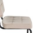 KICK IVY Tubular Frame Chair - Champagne