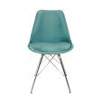 Kick Velvet Bucket Chair - Mint Green