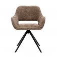 Kick swivel chair Nori - Taupe