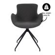 Kick swivel chair Novi - Dark Grey