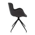 Kick swivel chair Novi - Dark Grey