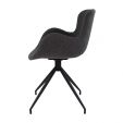 Kick swivel chair Novi - Dark Grey