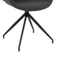 Kick swivel chair Novi - Dark Grey