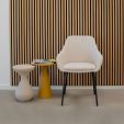 Kick dining chair Guus - Champagne