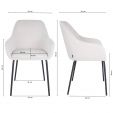 Kick dining chair Guus - Champagne