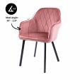 KICK Jane Dining Chair - Pink