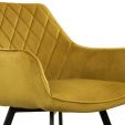 KICK KARL Velvet Dining Chair - Gold