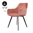 KICK KARL Velvet Dining Chair - Pink