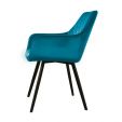 KICK KARL Velvet Dining Chair - Blue