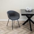 Kick Kate Dining Chair - Anthracite - Antraciet