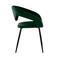 Kick Lenn Dining Chair - Velvet - Dark Green