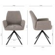 Kick Dining chair Lex - Grey