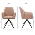 Kick Dining chair Lex - Pink