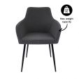 Kick Dining Chair Maud - Dark Grey