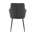 Kick Dining Chair Maud - Dark Grey