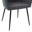 Kick Dining Chair Maud - Dark Grey