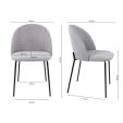 KICK NOA Dining Chair - Grey