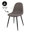 Kick Dining Chair Noor - Grey