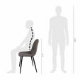 Kick Dining Chair Noor - Grey