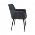 Kick Rev Dining Chair - Texture - Black
