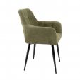 Kick Rev Dining Chair - Texture Olive - Green