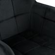 Kick Rev Dining Chair - Velvet - Black