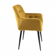 Kick Rev Dining Chair - Velvet - Gold