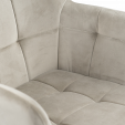 Kick Rev Dining Chair - Velvet - Champagne