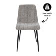 Kick dining chair Sem - Grey
