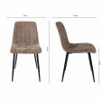 Kick dining chair Sem - Taupe