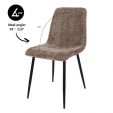 Kick dining chair Sem - Taupe