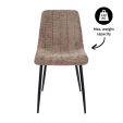 Kick dining chair Sem - Taupe
