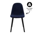 Kick Ted Dining Chair - Dark Blue