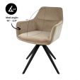 Kick Dining Chair Tom - Champagne