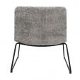 Kick armchair James - Grey