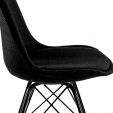 Kick Jens Bucket Chair - Black