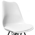 KICK LUUK Metal Bucket Chair - White