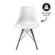 KICK LUUK Metal Bucket Chair - White