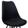 KICK LUUK Metal Bucket Chair - Black