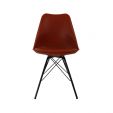 KICK LUUK Metal Bucket Chair - Red