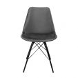 KICK Velvet Bucket Chair - Dark Grey - Dark Grey